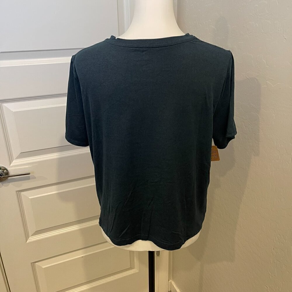 Stretchtherules Knotted T-Shirt in Blue - Size Large - NWT (311) - Picture 5 of 8